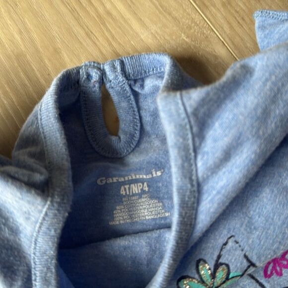 Little Lass Boho Hippie Tops, Patchwork, Owl Size 4T - Picture 6 of 6